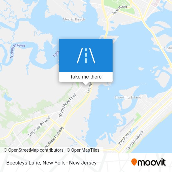 Mapa de Beesleys Lane