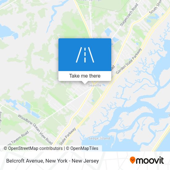 Mapa de Belcroft Avenue