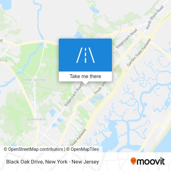 Mapa de Black Oak Drive
