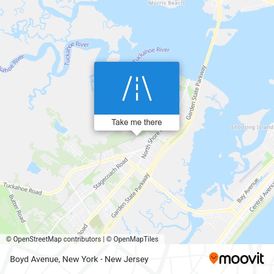 Mapa de Boyd Avenue