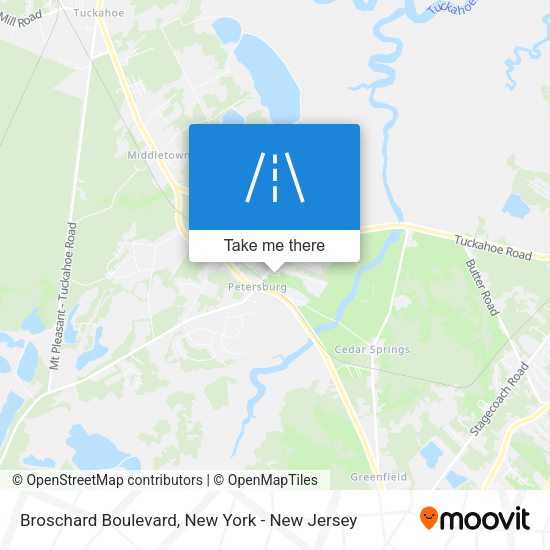 Mapa de Broschard Boulevard