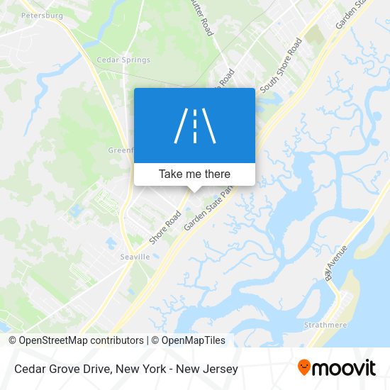 Mapa de Cedar Grove Drive