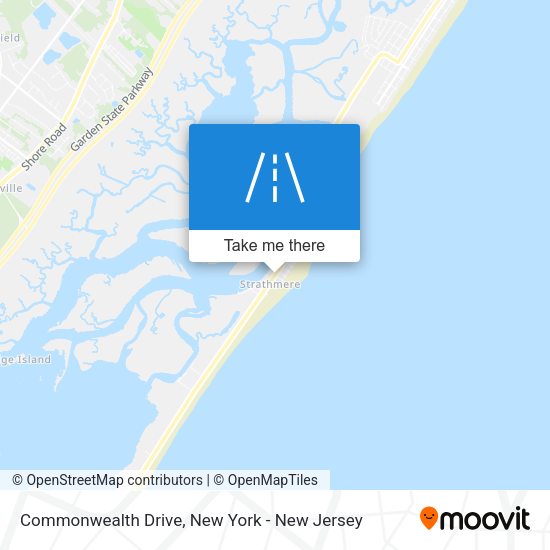 Mapa de Commonwealth Drive