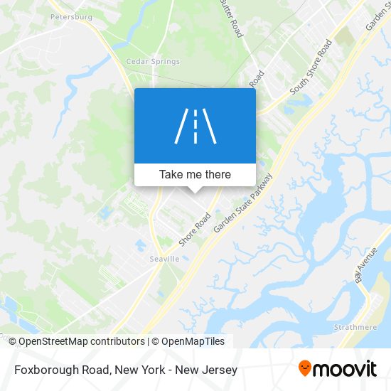 Foxborough Road map