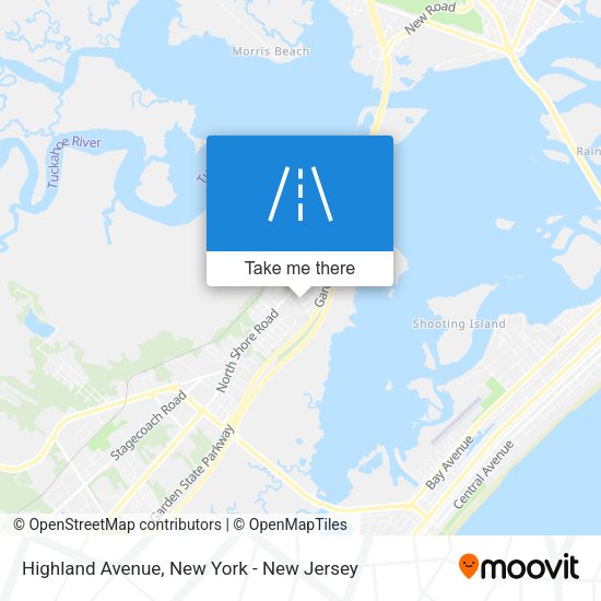 Mapa de Highland Avenue