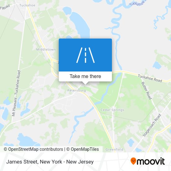 Mapa de James Street