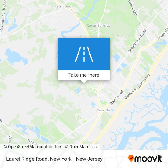 Mapa de Laurel Ridge Road