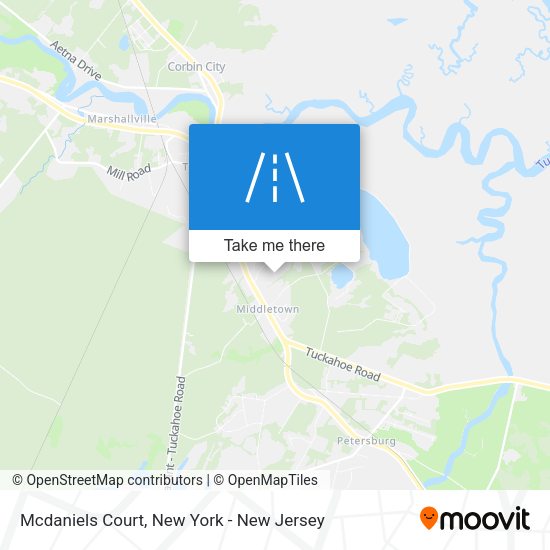 Mapa de Mcdaniels Court