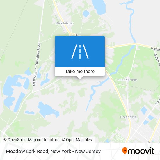Meadow Lark Road map