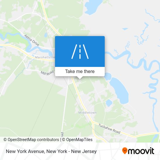 Mapa de New York Avenue