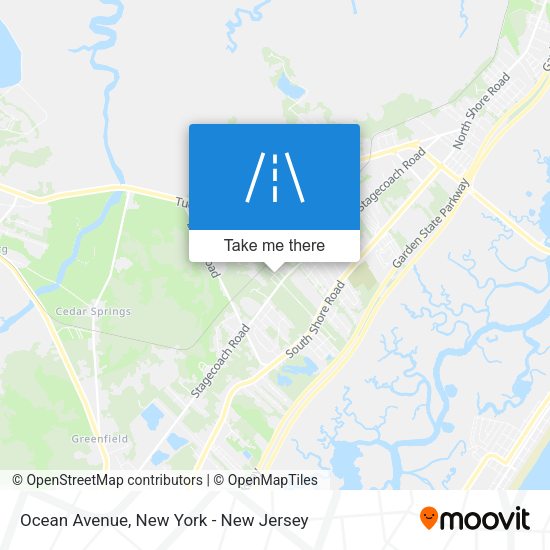 Mapa de Ocean Avenue