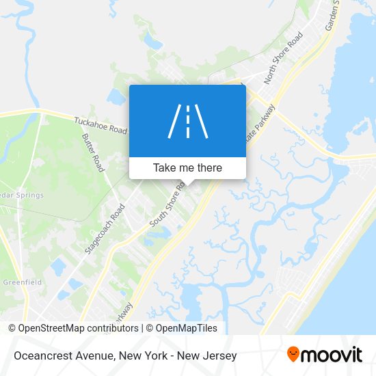 Oceancrest Avenue map