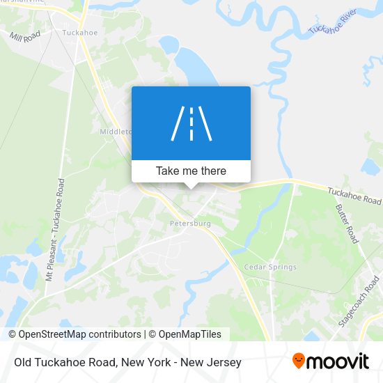 Old Tuckahoe Road map