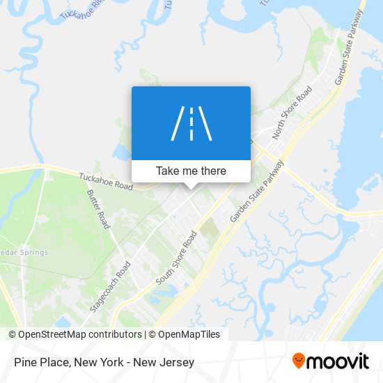 Pine Place map