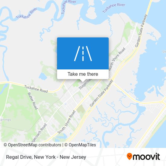 Regal Drive map