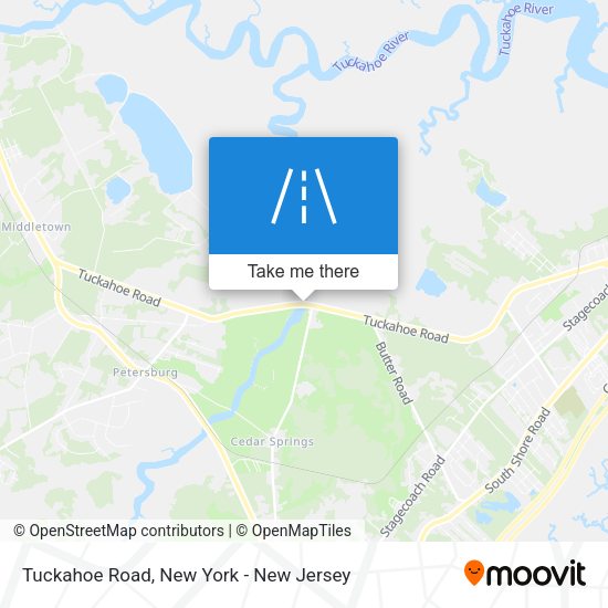 Tuckahoe Road map