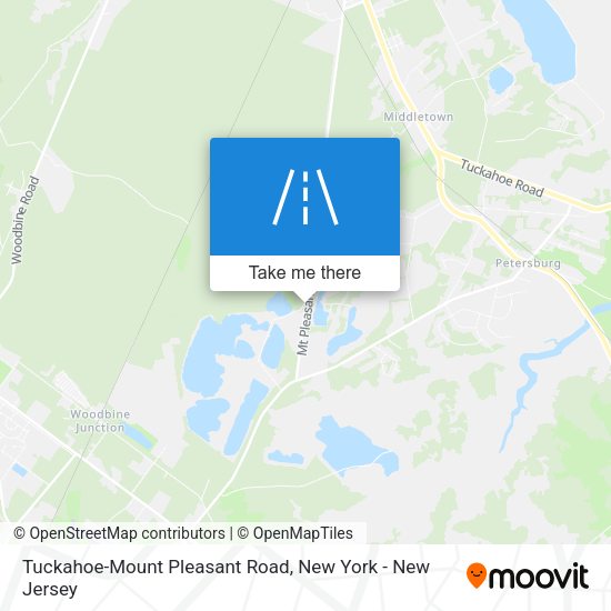 Mapa de Tuckahoe-Mount Pleasant Road
