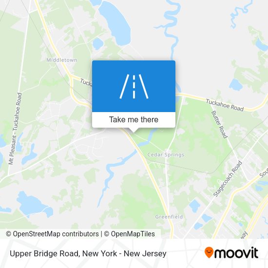 Mapa de Upper Bridge Road