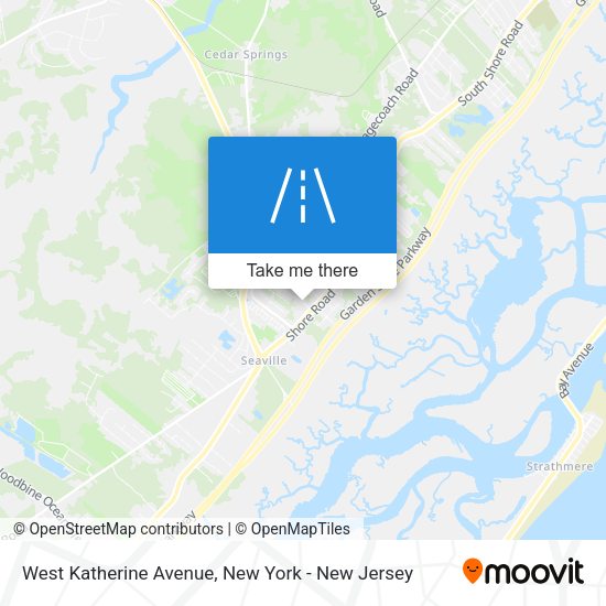 Mapa de West Katherine Avenue