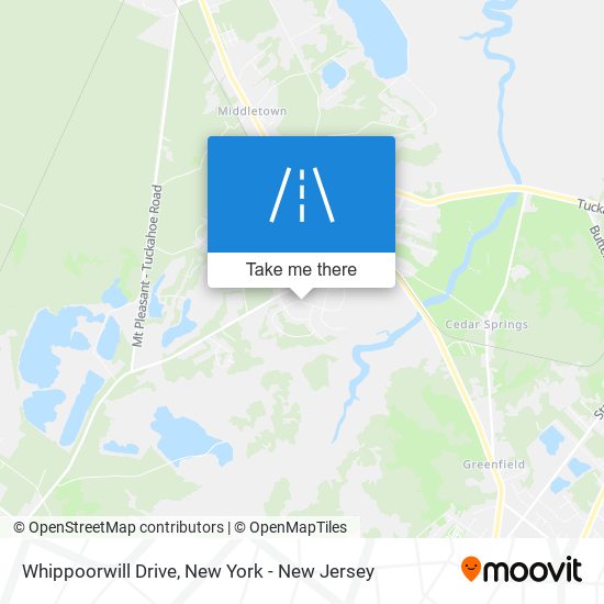 Whippoorwill Drive map
