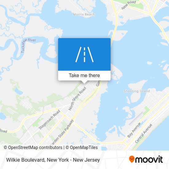 Mapa de Wilkie Boulevard