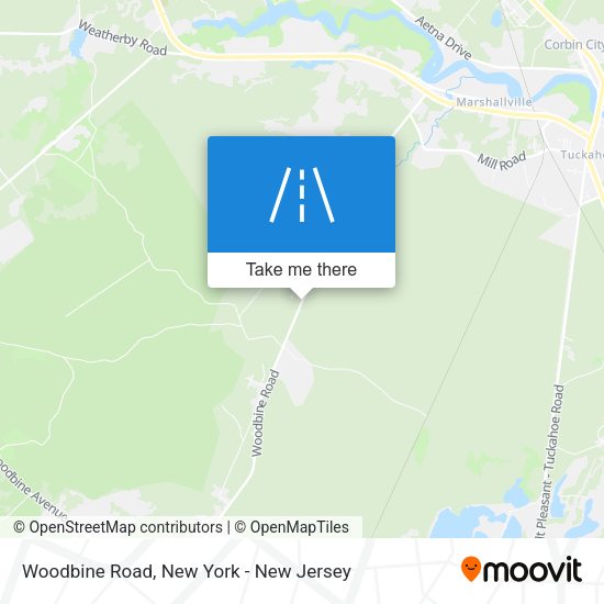 Mapa de Woodbine Road