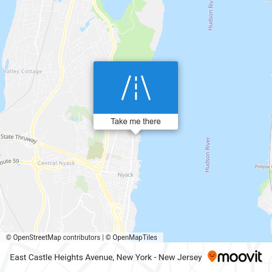 Mapa de East Castle Heights Avenue