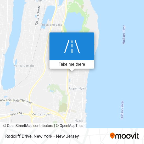 Mapa de Radcliff Drive
