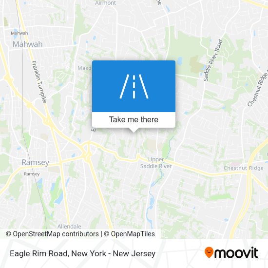 Mapa de Eagle Rim Road