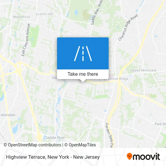 Highview Terrace map