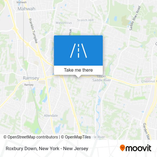 Mapa de Roxbury Down