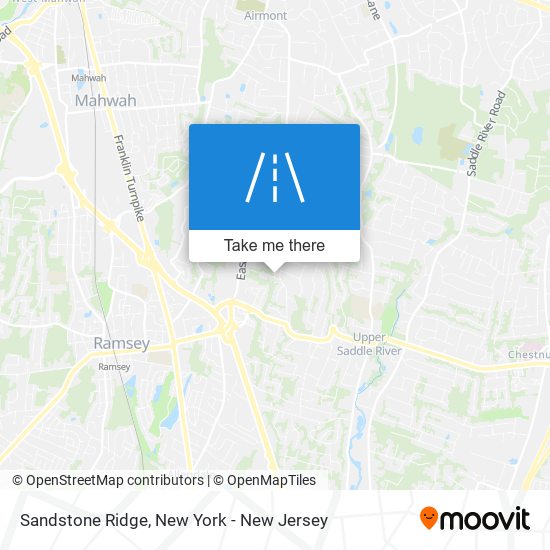 Sandstone Ridge map