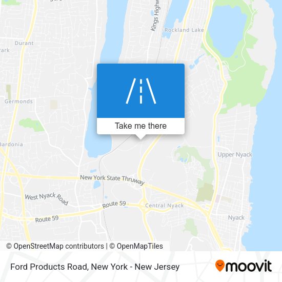 Mapa de Ford Products Road