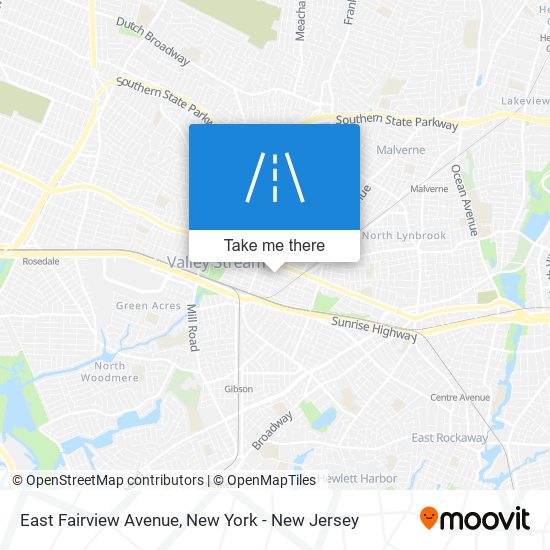 East Fairview Avenue map