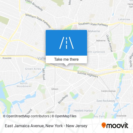 Mapa de East Jamaica Avenue