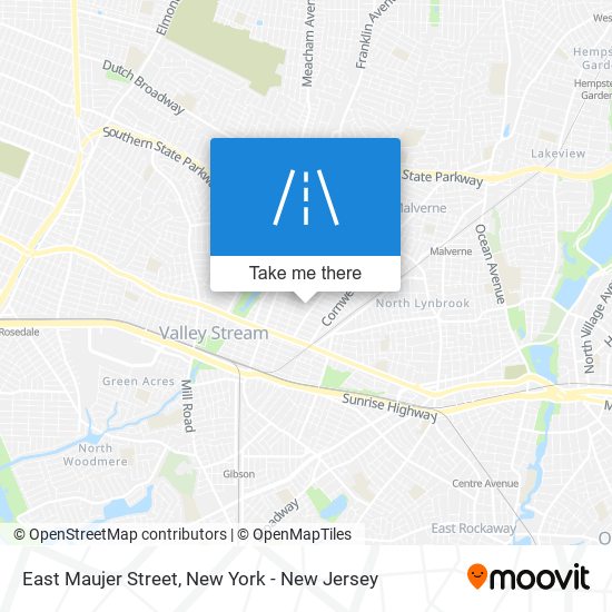 East Maujer Street map