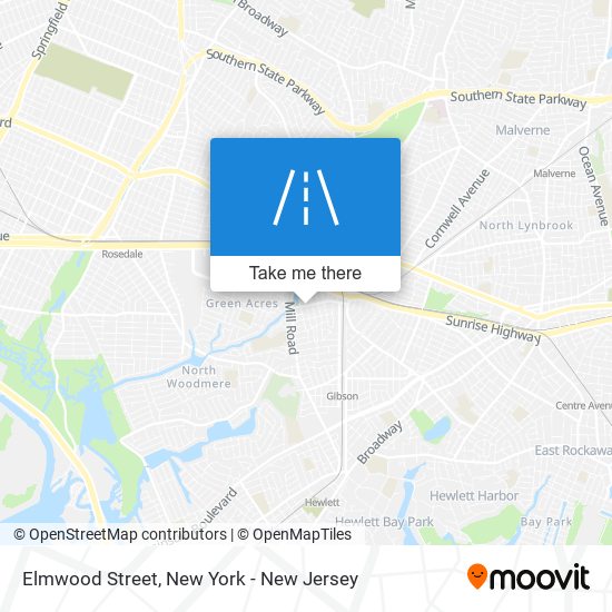 Elmwood Street map