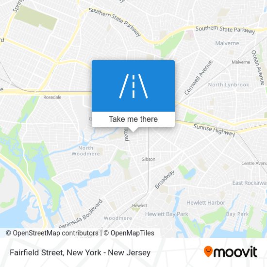 Fairfield Street map