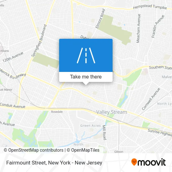 Fairmount Street map
