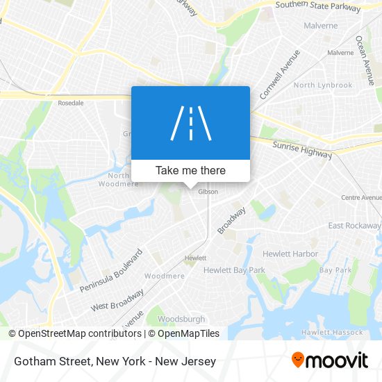 Mapa de Gotham Street