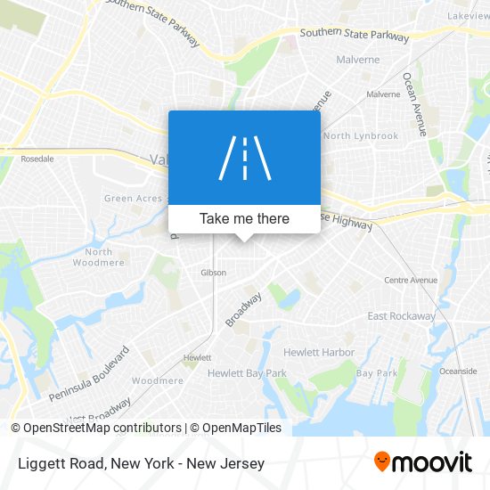 Liggett Road map