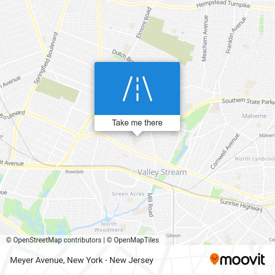 Meyer Avenue map