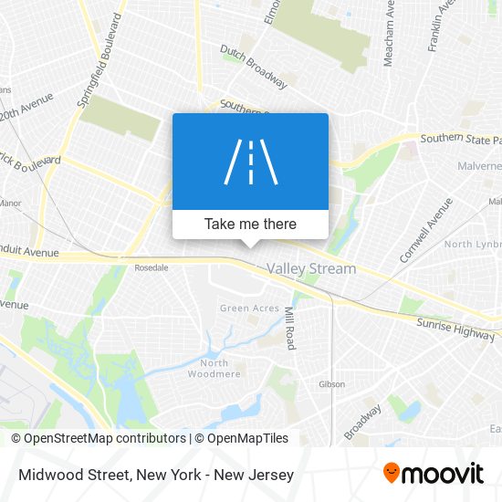 Mapa de Midwood Street
