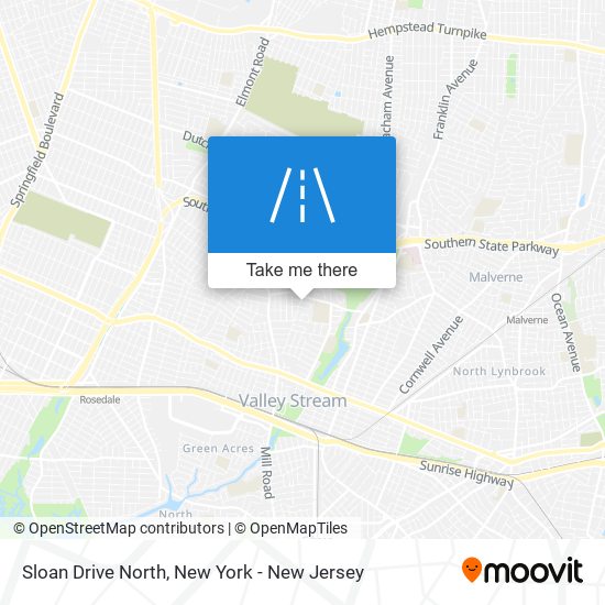 Mapa de Sloan Drive North