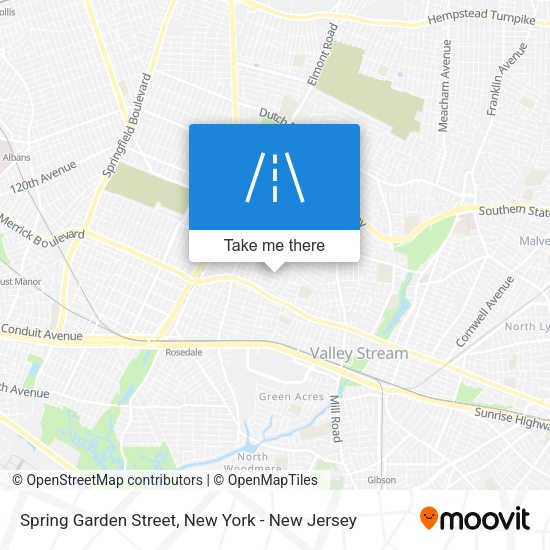 Spring Garden Street map