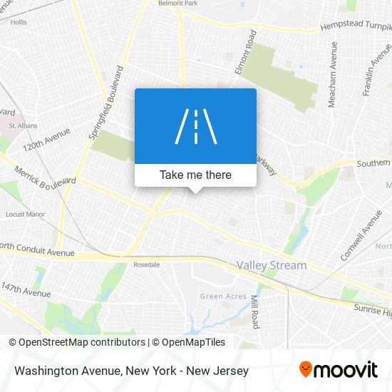 Mapa de Washington Avenue