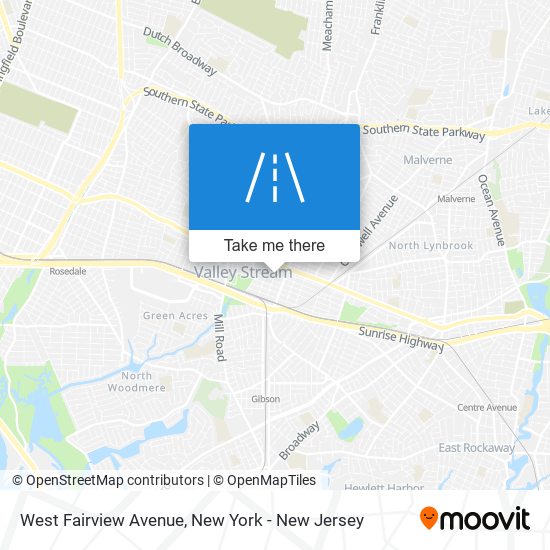 West Fairview Avenue map