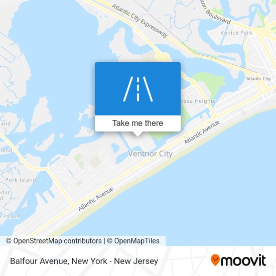 Mapa de Balfour Avenue