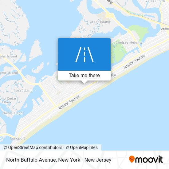 Mapa de North Buffalo Avenue