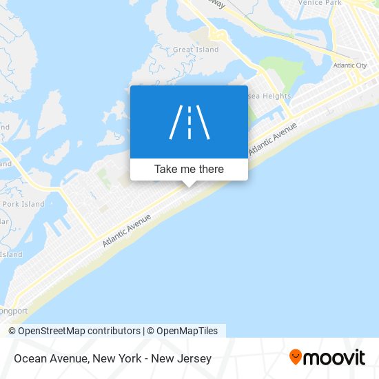 Mapa de Ocean Avenue